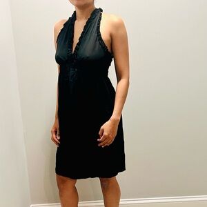 (Almost new) BR Black Ruffled Dress